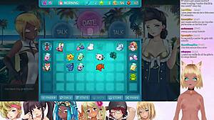 vtuber lewdneko plays huniepop 2 double date?