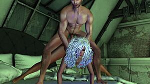 Biker Claims My Rear As His!