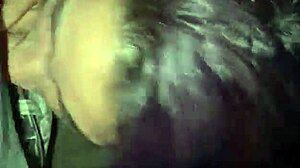 Puerto Rican sucks big white cock outdoors?