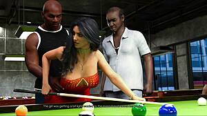 Anna exciting affection brings intense feelings in double penetration scene with bbcs in cartoon game.