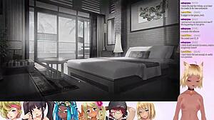 vtuber lewdneko plays huniepop 2 double date?