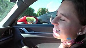 Wow, Beach Date With Kourtney Ray Who Loved Pussy Play And Giving Road Head POV!