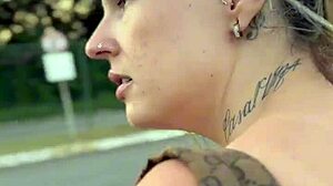 Blonde Flashes Ass and Pussy in Public Market Before Banging Manager