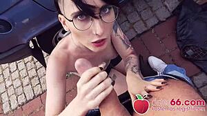 Babe Lou Nesbit with Nerdy Glasses Picked Up for Full Scene