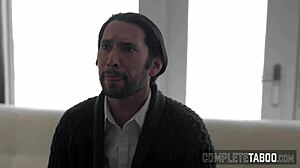 taboo teen gets cum facial