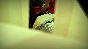 spying on this sexy pregnant chilean university student flashing outdoors in public