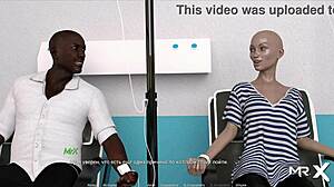 Уроки актерства: Блондинка позирует голой в эротическом 3D хентае