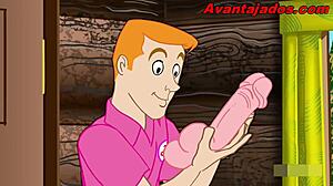 Gay Brazilian Pornstar Feels Intense Pleasure In Sex Cartoon