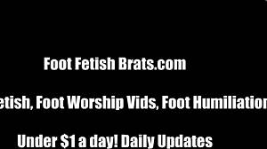 Sucking her freshly pedicured toes