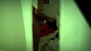 spying on this sexy pregnant chilean university student flashing outdoors in public