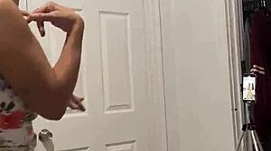 Mature Latina Anna Maria Teases Fans with Big Tits Behind Scenes