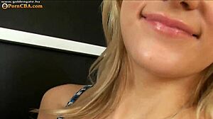 Petite 18+ Mary giving an epic blowjob, so cute yet hardcore! 😍