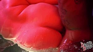 bbw hotwife kinky katie gets bbc in hot tub