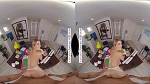 Abby Adams Fucks You In Office Wearing Stockings And Shoes.