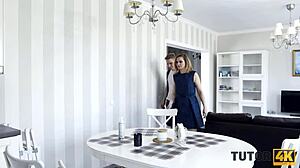 Tutor4k After Failed Exam Angry Guy Fucks Innocent Blonde Teacher In Stockings