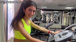 hey katty, wanna try new gym moves and get fucked right here?