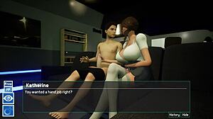 Hey, in this Lasthope episode 2, the blonde teen 18+ gives blowjob and handjob to big cock