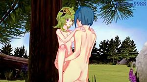 Shenhe And Collei And Xingqiu Have Intense Sex In Genshin Impact Hentai With Big Tits Creampie