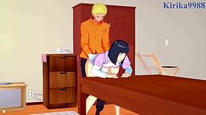 Hinata Hyuga and Naruto Uzumaki in Wild Hentai Action