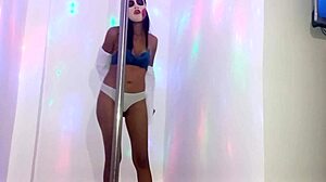 hey teacher, i'll dance on the pole and make this homemade porn if you let me pass