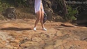 Wow, Beautiful Young Woman Caught Having Public Sex!