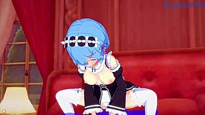 Emilia And Rem Fuck Subaru Natsuki In Re Zero Hentai