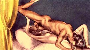 Vintage Cartoon Drawings Of Erotic Scenes