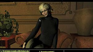 yanks cutie alice whyte spreads wide and humps her hitachi to climax in solo masturbation