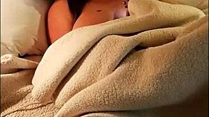 mom caught masturbating while watching young 18+ friend jerk off