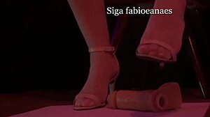 Hotwife Shows Off High Heels And Stockings For Fetish Lovers