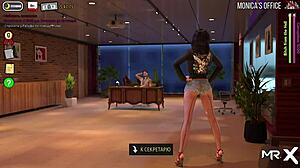 Creampie Scene in the Kitchen from Fashion Business Episode 1 74