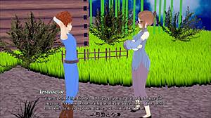 Heavenly Peaks Hentai Game With Teen Milf Groping