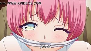 Intense anal assfucking with shaved pussy and small tits in gay sex scene