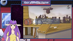 avatar trainer mixes four drinks