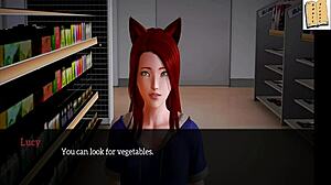 in my new family episode 190, the cartoon hentai game brings erotic anime sex