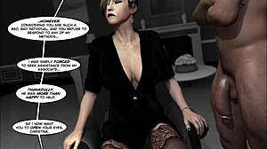 Glamour MILF in 3D Comic with Monster Cock