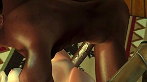 Ever tried a casting couch with 3D big black cock?