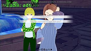 Heavenly Peaks Hentai Game With Teen Milf Groping