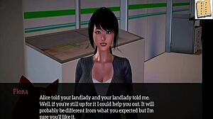 in my new family episode 190, the cartoon hentai game brings erotic anime sex