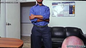 Straight men showering together in video