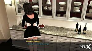 Creampie Scene in the Kitchen from Fashion Business Episode 1 74