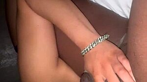 She keeps sucking after i cum on her ebony bbw