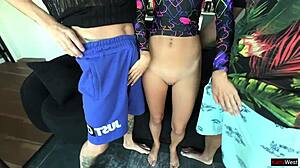 Hot gangbang double vaginal bukkake