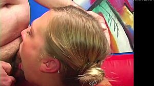 Tricia Marx Takes On Two Dicks With Facial