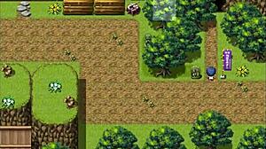 Tanned girl Natsuki in hentai game episode 14 gets her curvy ass spanked