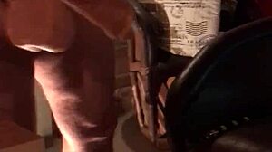 One more intense gay fucking session with machine from last night!