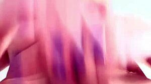 Mature lady's secret fun during work break