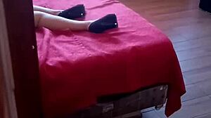 Peruvian Aunt Seduces Me in Bedroom for HARDCORE PLEASURE!