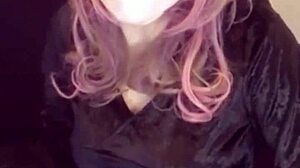 Cute Asian Ladyboy In Cat Ears Masturbates On Stream And Gets Ass Fucked!