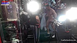 Outdoor Gay Threesome With Facial Cumshots, Big Cock Oral, Bareback Orgy, And Fetish Licking